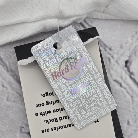 Hard Rock Cafe Milan White T-Shirt SIZE:XXL - Picture 4 of 7